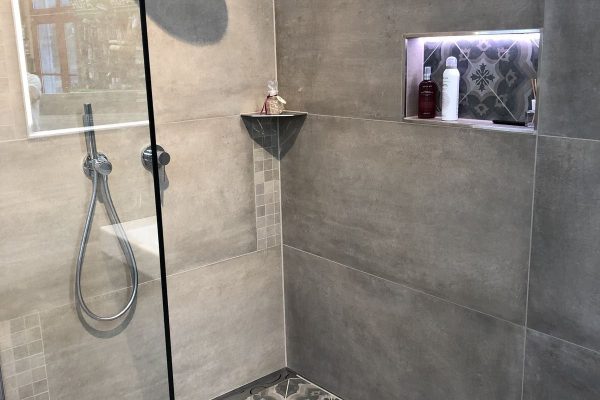 Badezimmer Dusche Fliesen